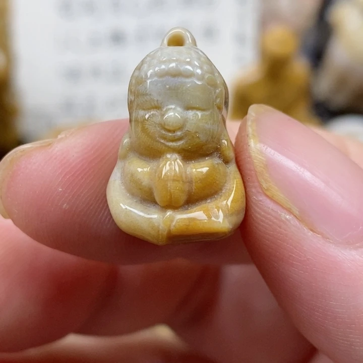 颈饰未镶嵌硅化珊瑚（珊瑚玉）小