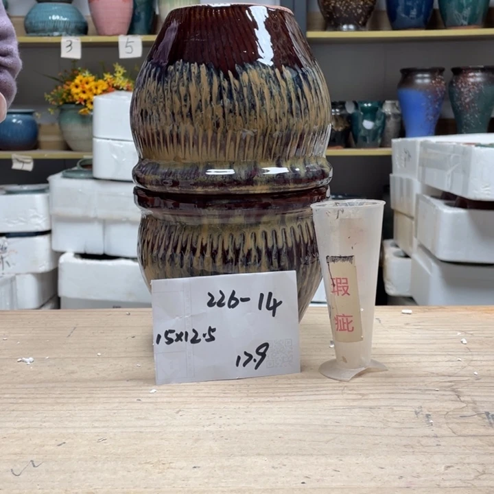 紫砂花盆多肉花盆微瑕14