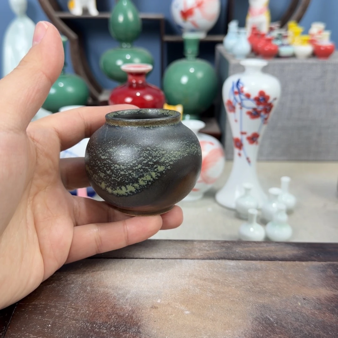 陶瓷手工小花器摆件