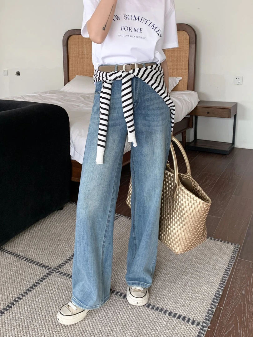 3637 新款时尚百搭牛仔裤