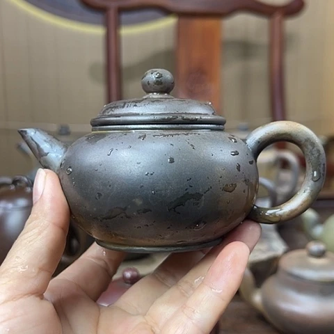 阿***傑戬谷龙窑柴烧茶壶22