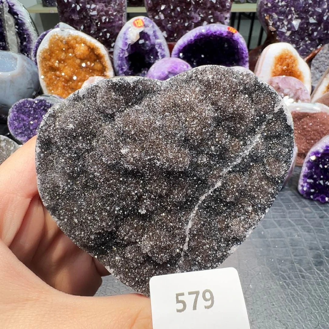 珠宝半成品未镶嵌紫晶