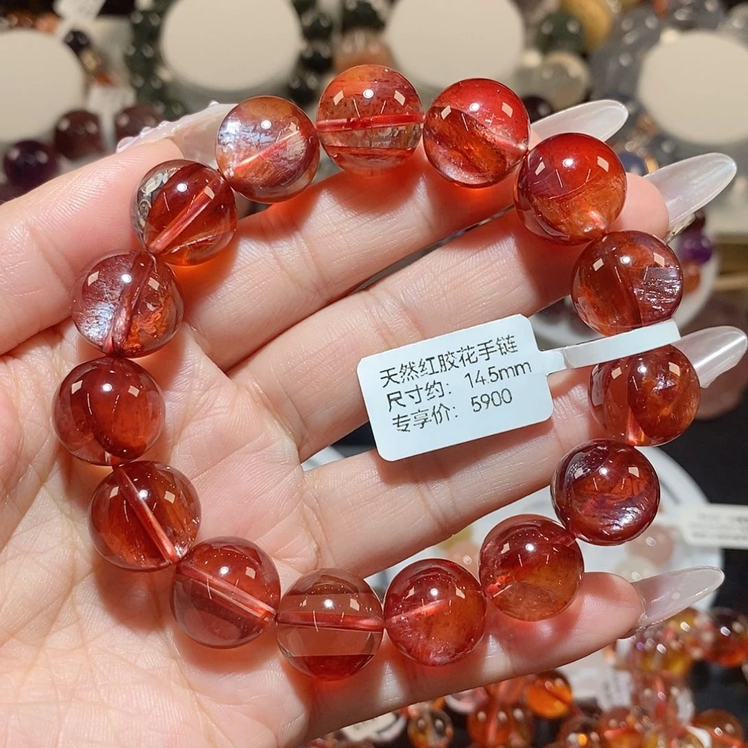 水晶手链未镶嵌胶花