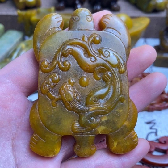蛇纹石玉未镶嵌颈饰24