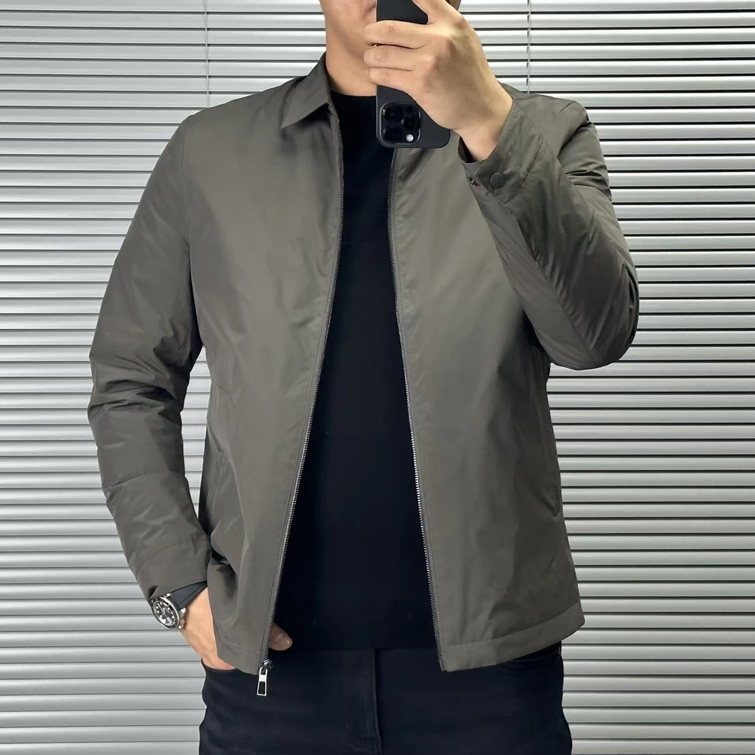 【巴尔赫】冬季男士欧货轻奢时尚休闲百搭商务翻领鹅绒羽绒服89656