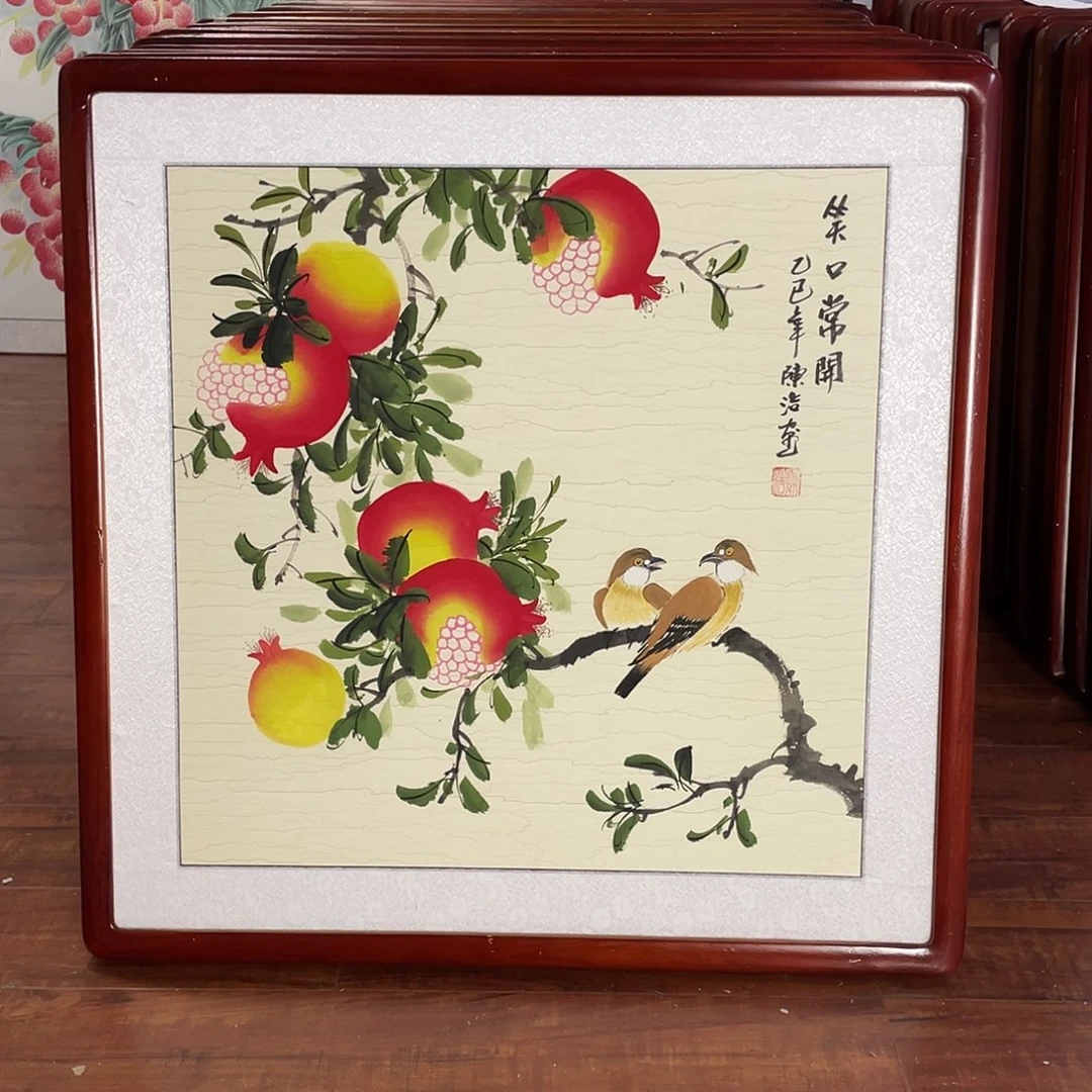 国画带框尺寸63*63厘米