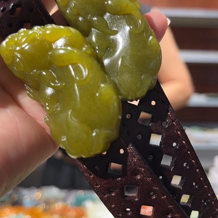 岫玉未镶嵌毛衣链