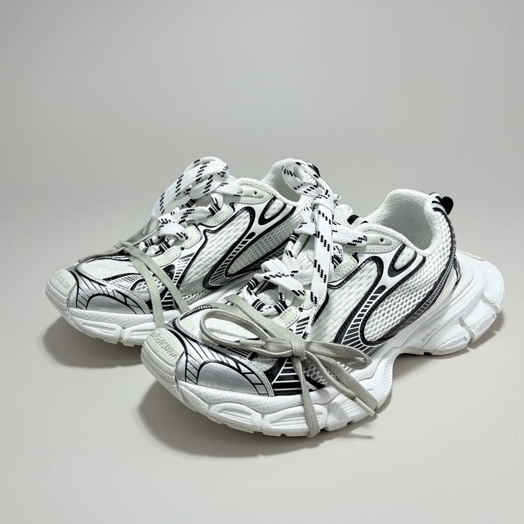 95新 Balenciaga/巴黎世家 巴黎世家3XL黑白老爹鞋42码 95新13922