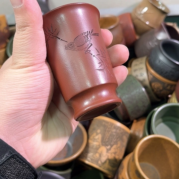 茶杯紫砂全手工紫砂主人杯