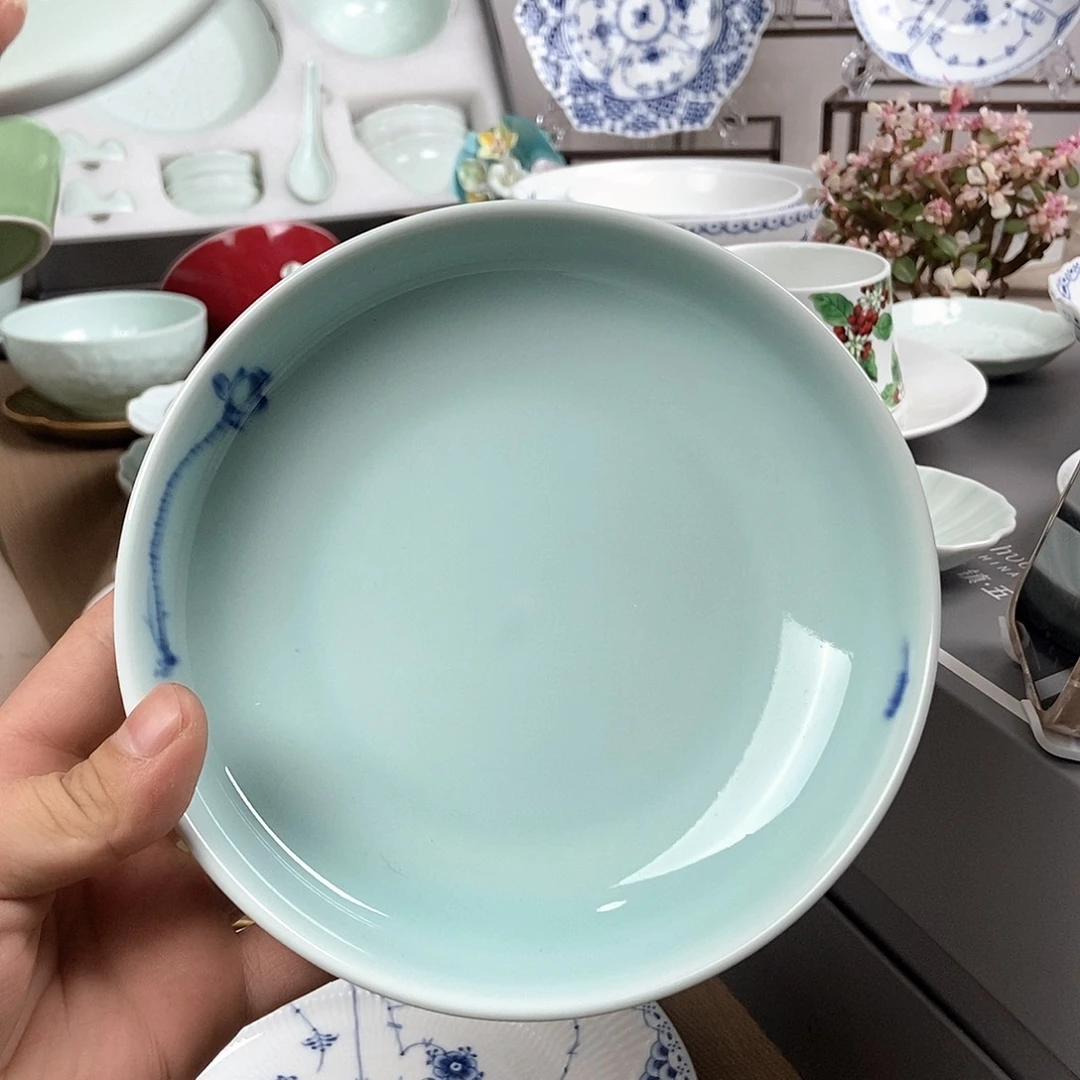 瓷片景德镇五花马陶瓷