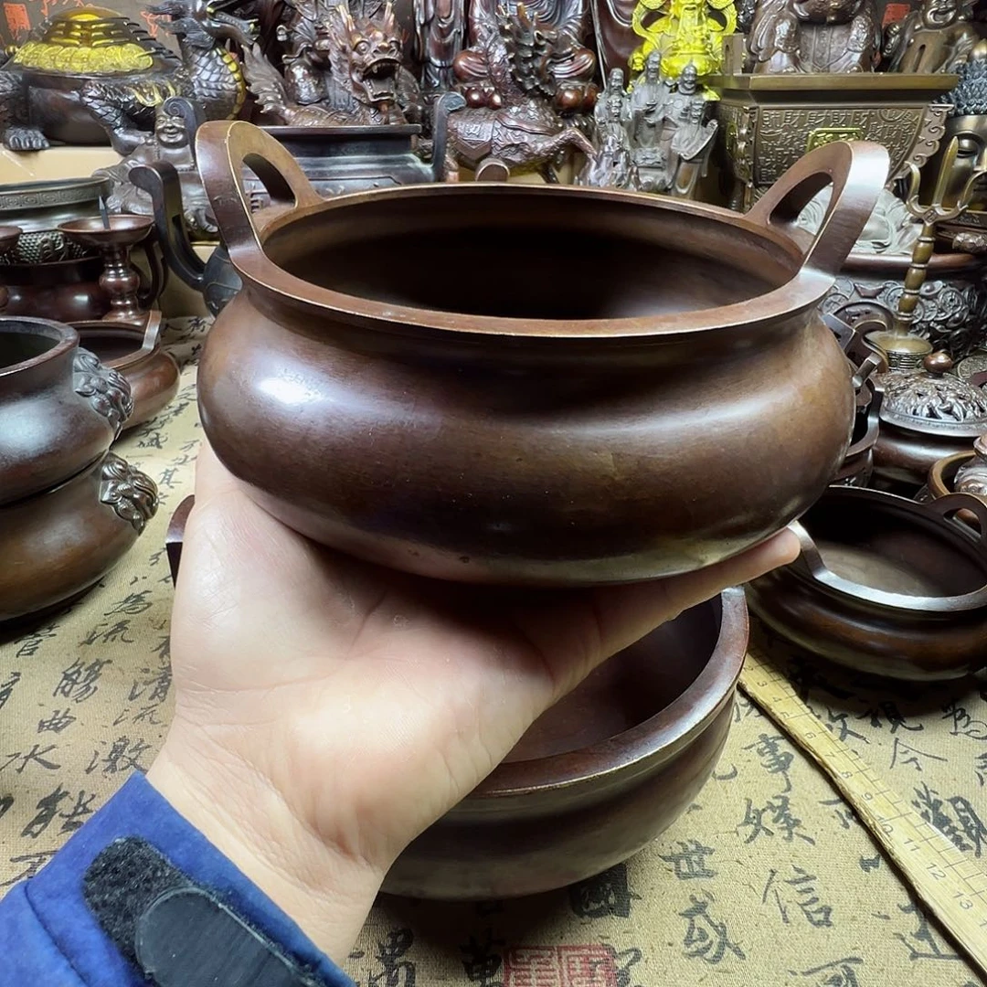 铜香炉家用供奉佛像炉