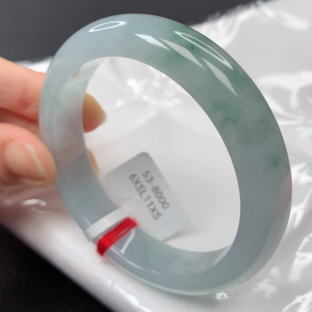 【闪购商品】翡翠手镯未镶嵌88号正圈xs53