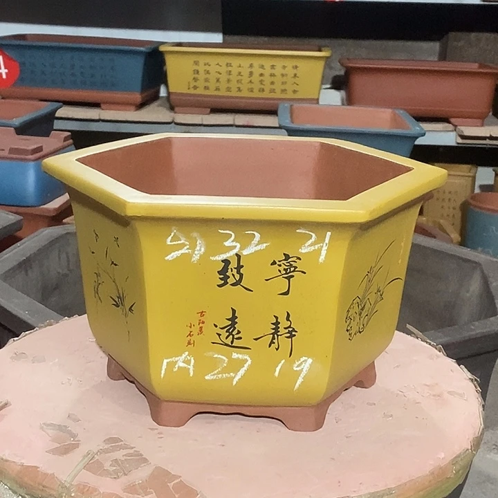 紫砂花盆花盆包邮