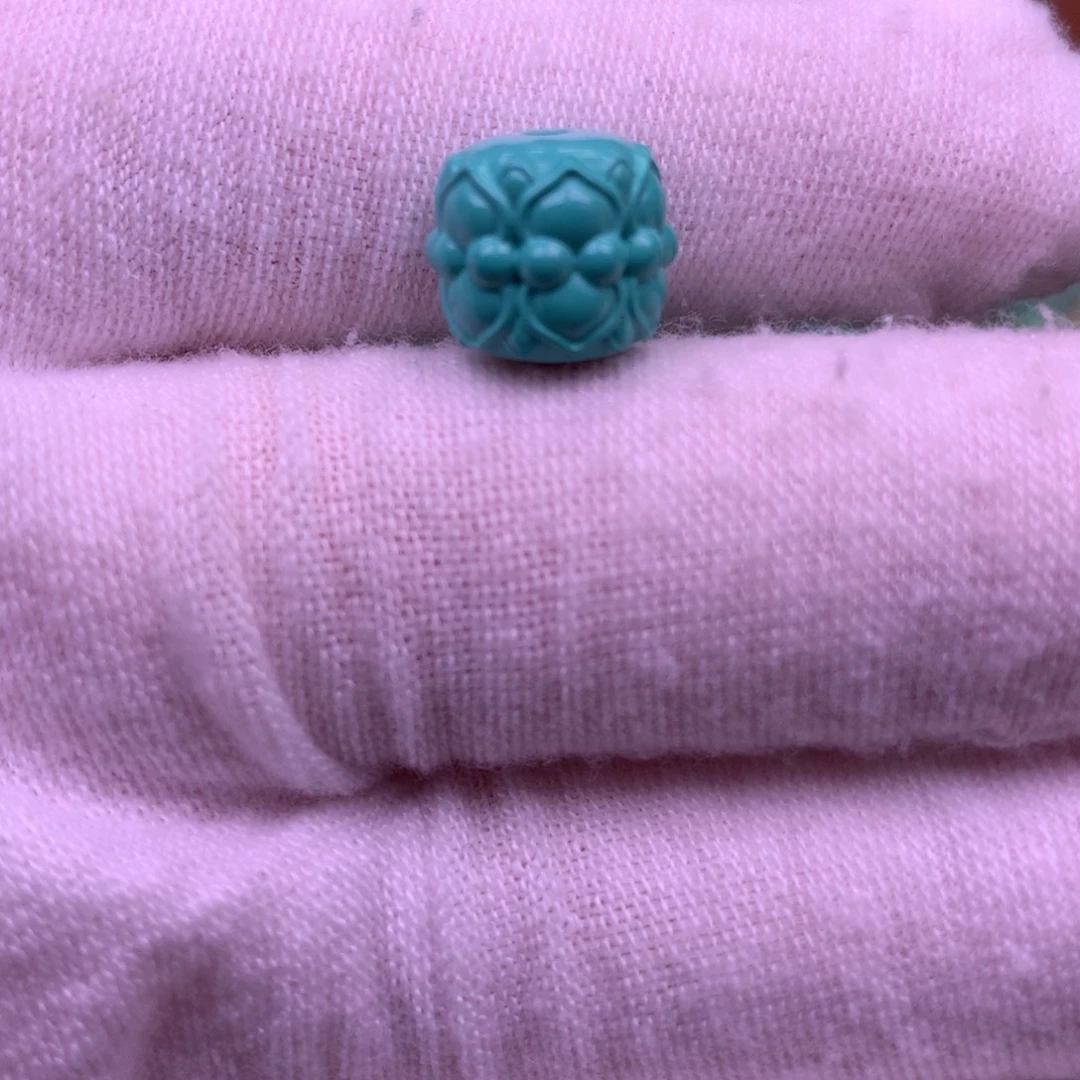 原生态散珠配珠并蒂莲花卡10.6