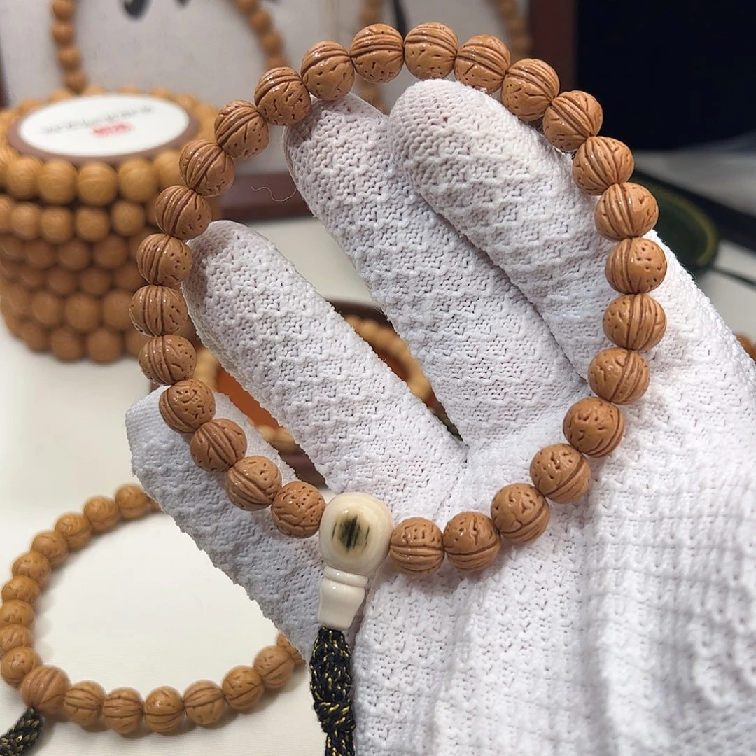 桃核手串1.0加「星眸」野生桃核手持