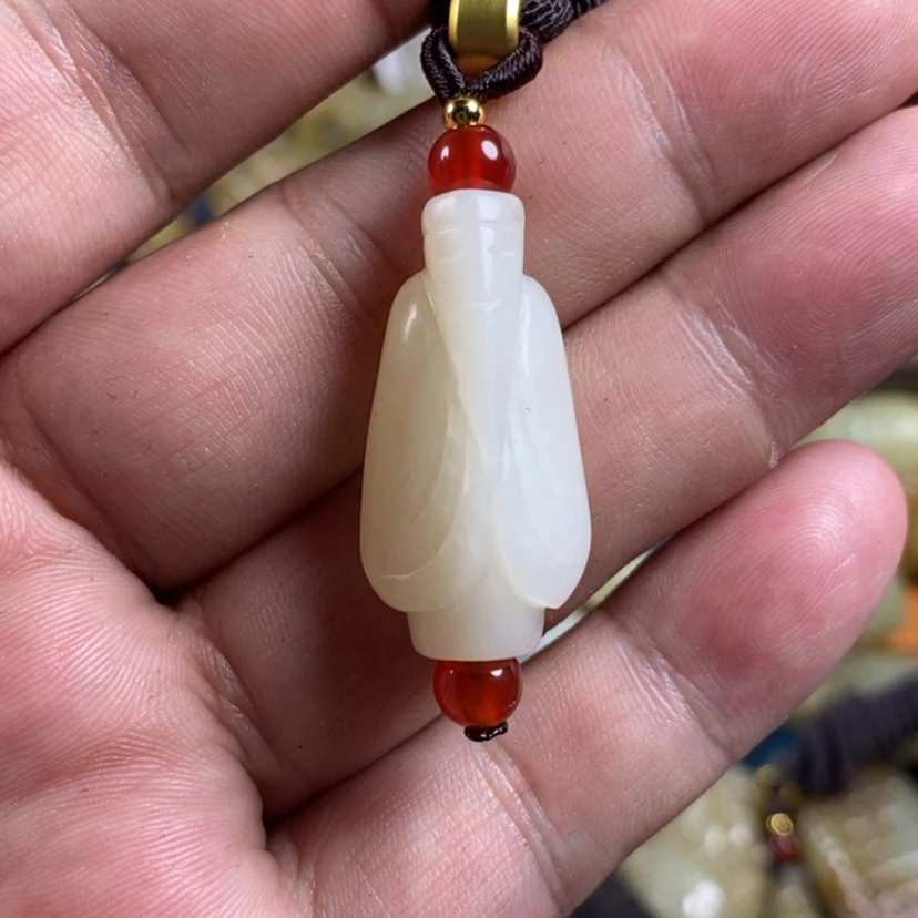 【闪购商品】和田玉未镶嵌挂件李*石