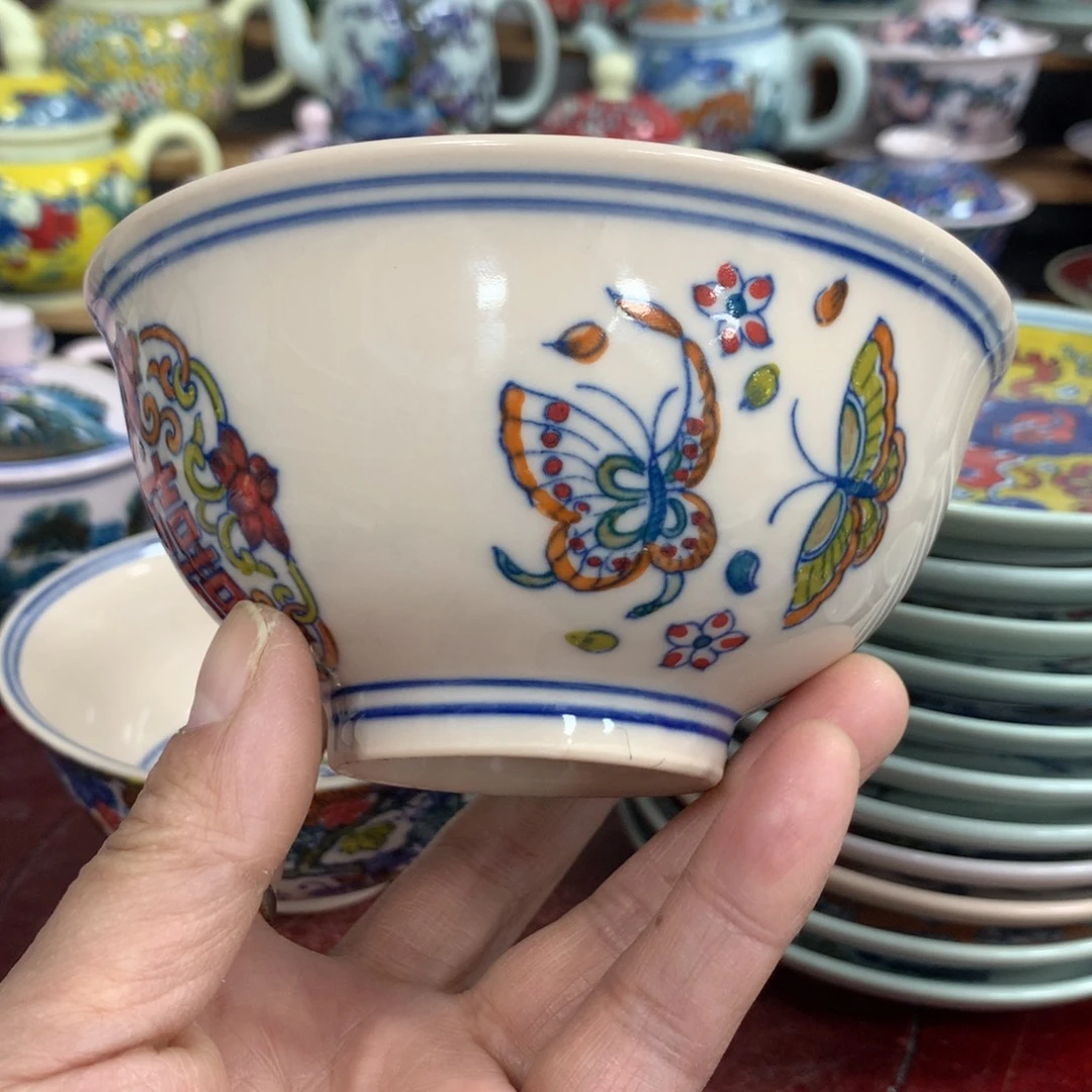 沧***梦陶景德镇陶瓷 碗 盘 杯 壶 碟 各种……