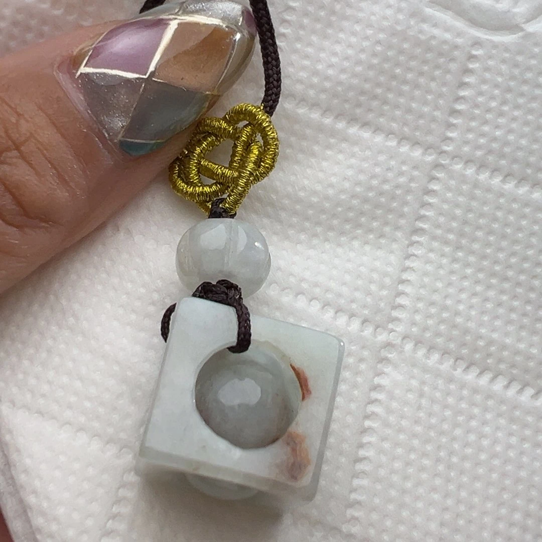 颈饰未镶嵌翡翠翡翠特色时来运转挂件