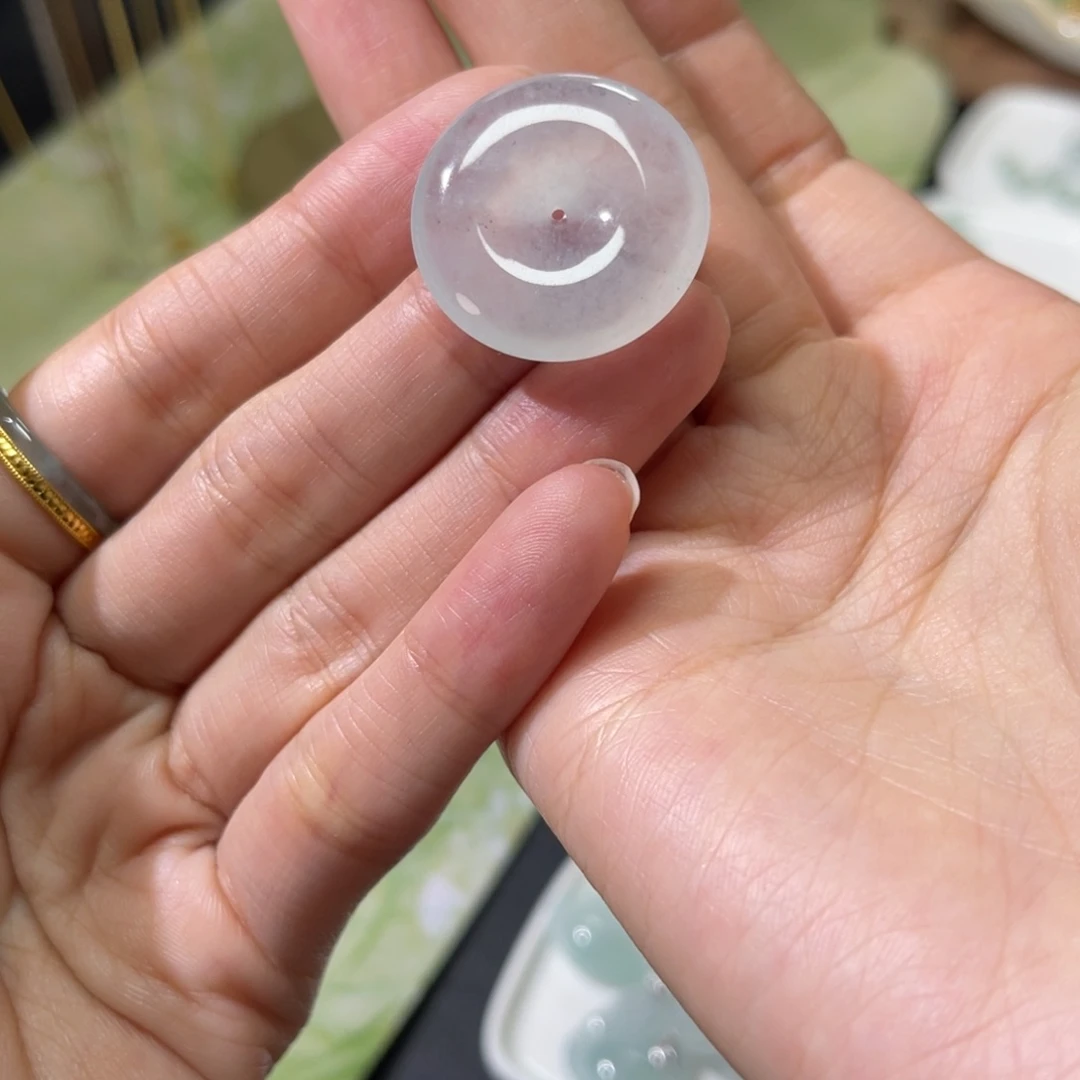 定制翡翠未镶嵌平安扣