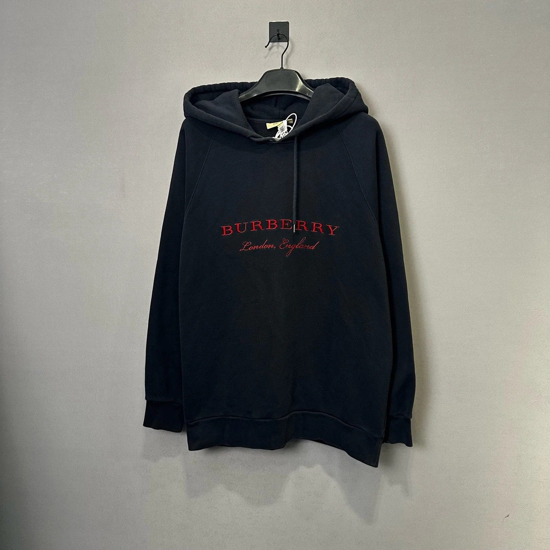 95新 BURBERRY/博柏利 字母标语帽衫/L码/公价5300