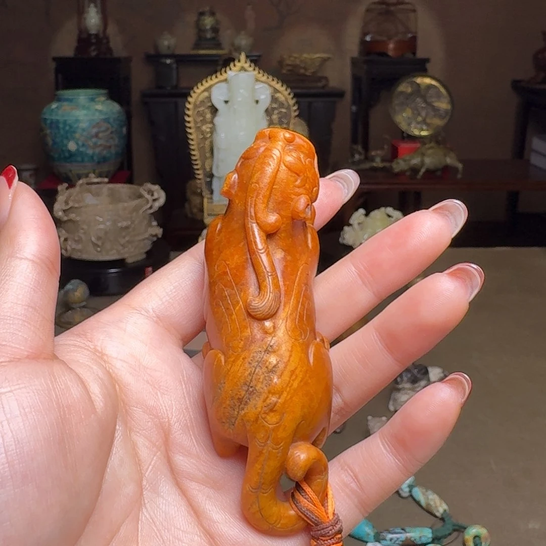 和田玉挂件未镶嵌重****厢