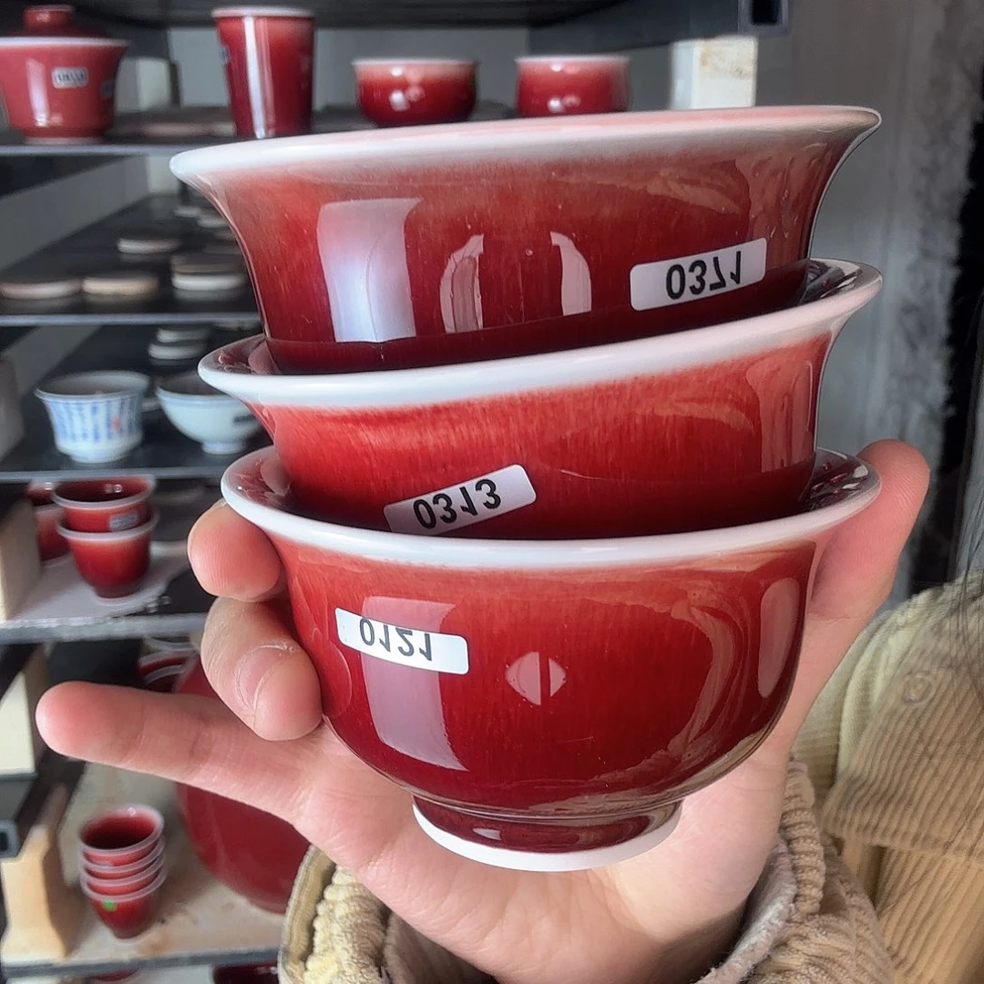 瓷片景德镇郎红陶瓷