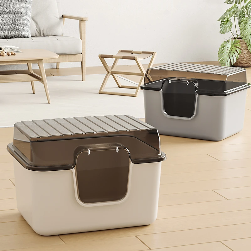 猫砂盆超大号防外溅防臭全封闭巨无霸特大号封闭式巨型猫屎盆专用