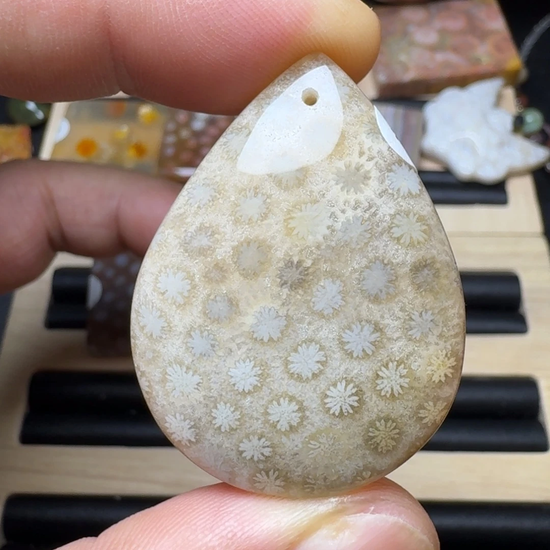 未镶嵌纯天然色有机玉石保真色硅化玉