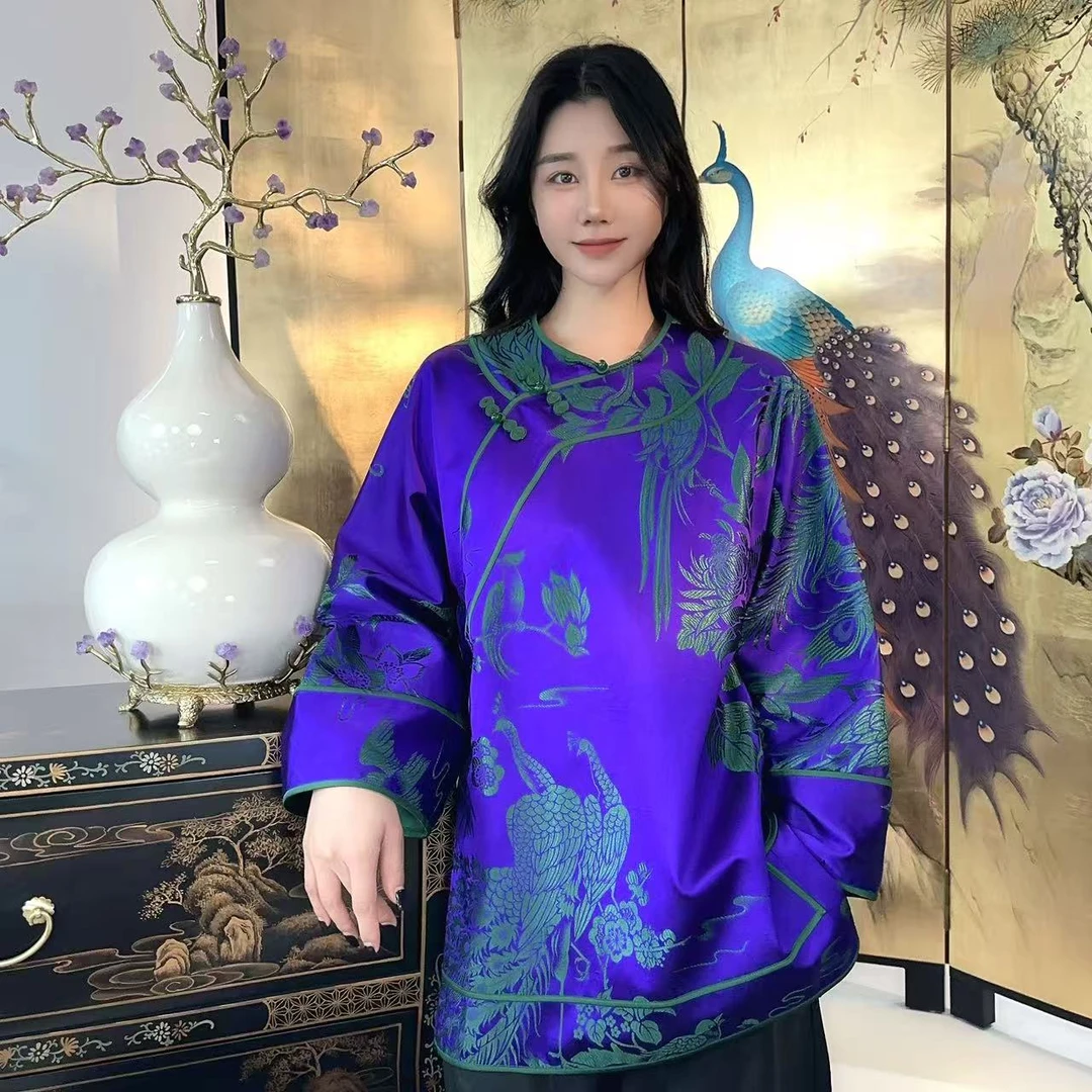 Betty Bairn【臻藏*老缎】收藏级别加厚老缎新中式太太服Q7060