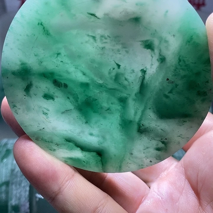 定制石英质玉（非洲翠）天然非洲翠手镯