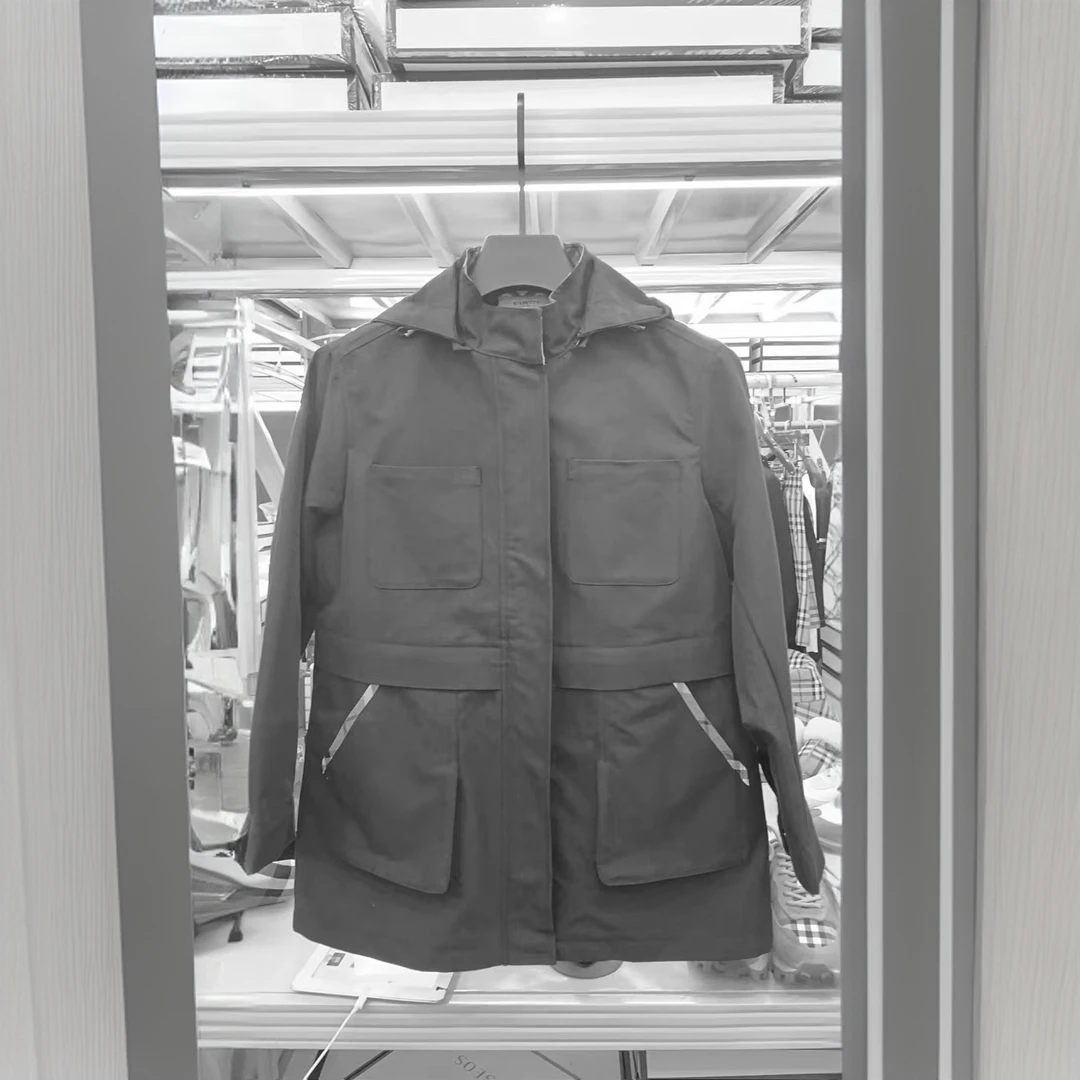 男女同款时尚短款风衣【177522】