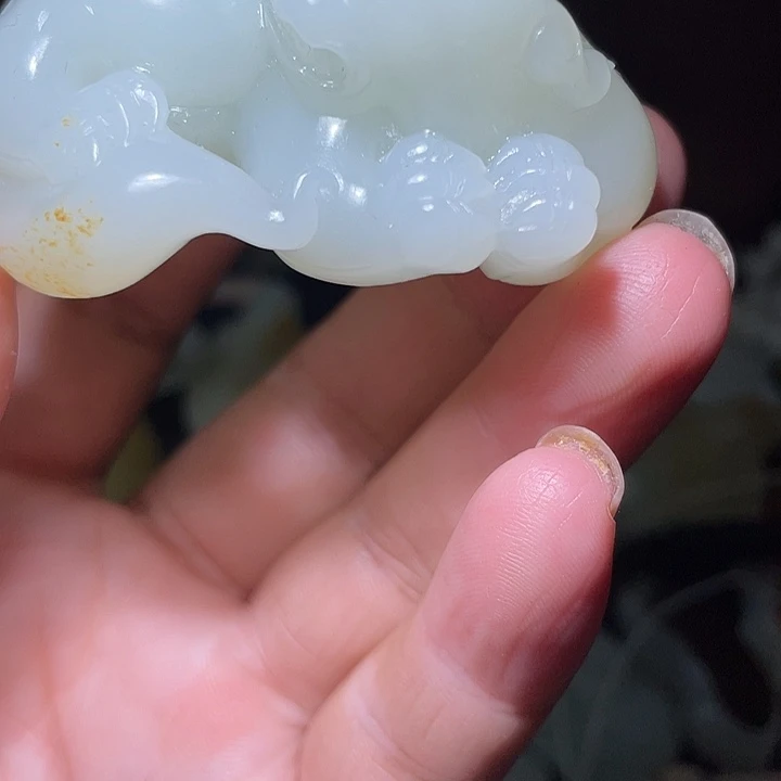 忠***粹和田玉（白玉）未镶嵌颈饰