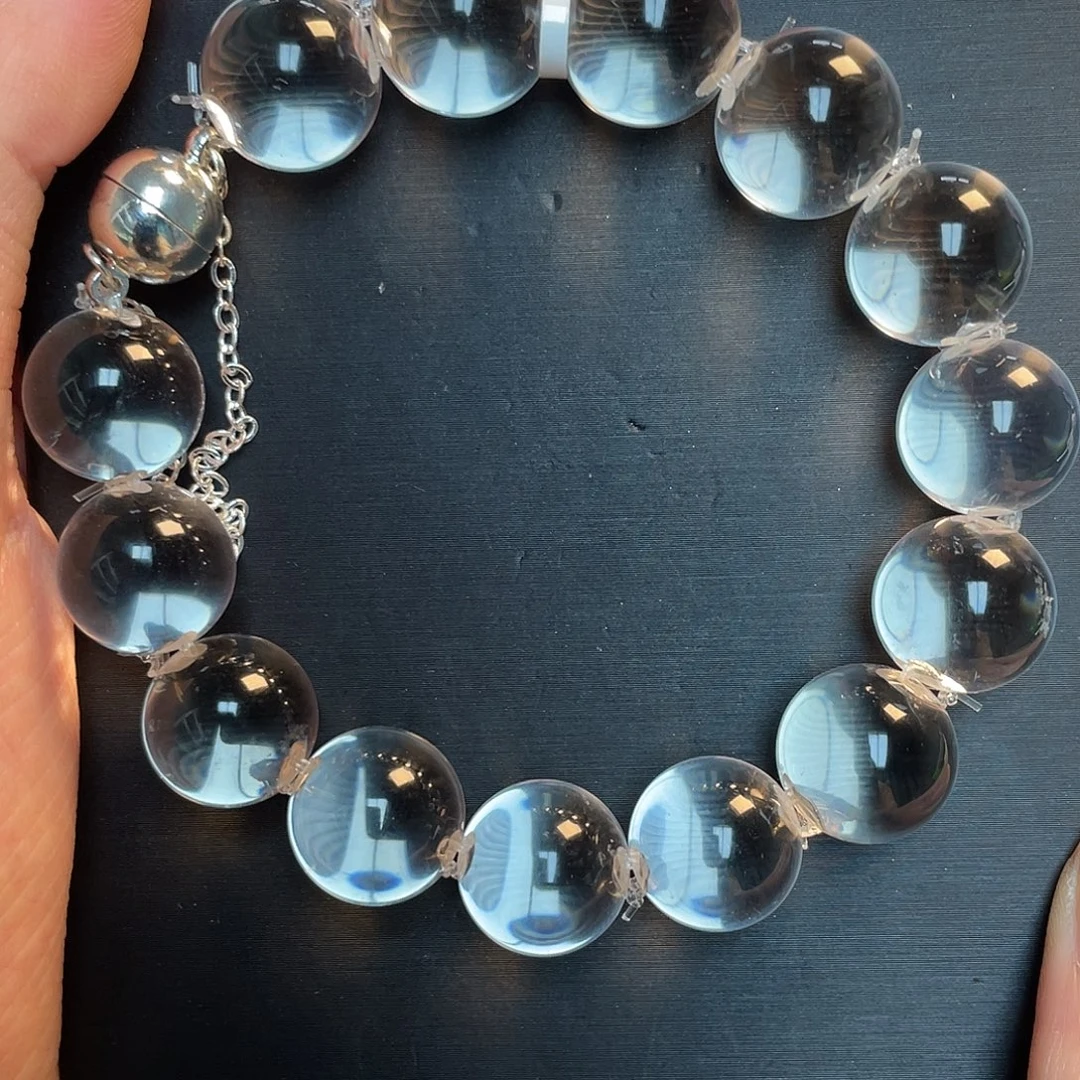 手串未镶嵌水晶白水晶泡泡手串sj002 87号