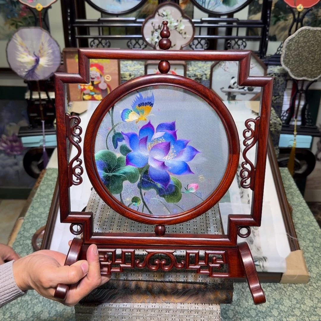 刺绣手工苏绣工艺制作技艺精湛精巧异色