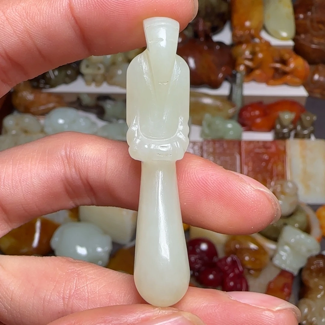 和田玉未镶嵌挂件