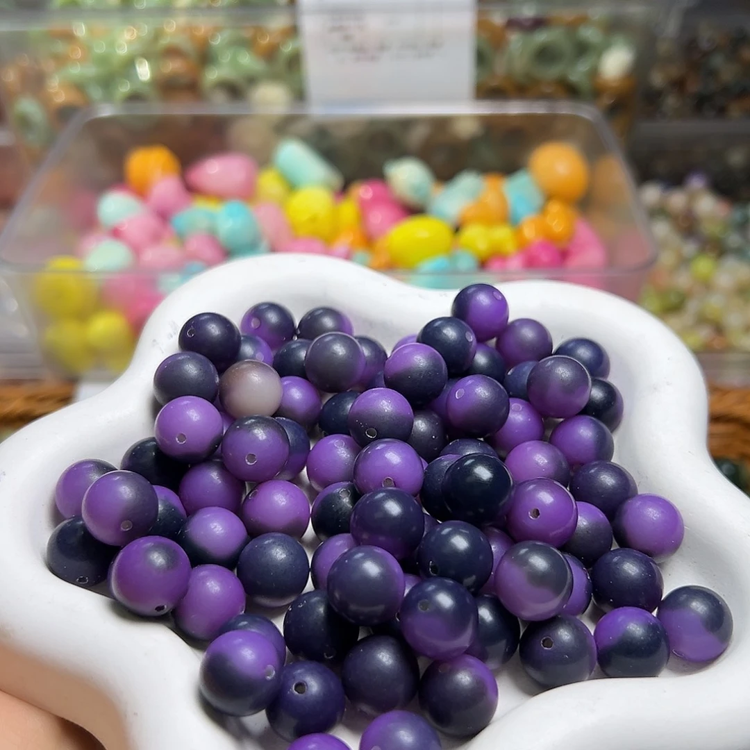 菩提根/象牙果吊坠卡12飘花紫120颗