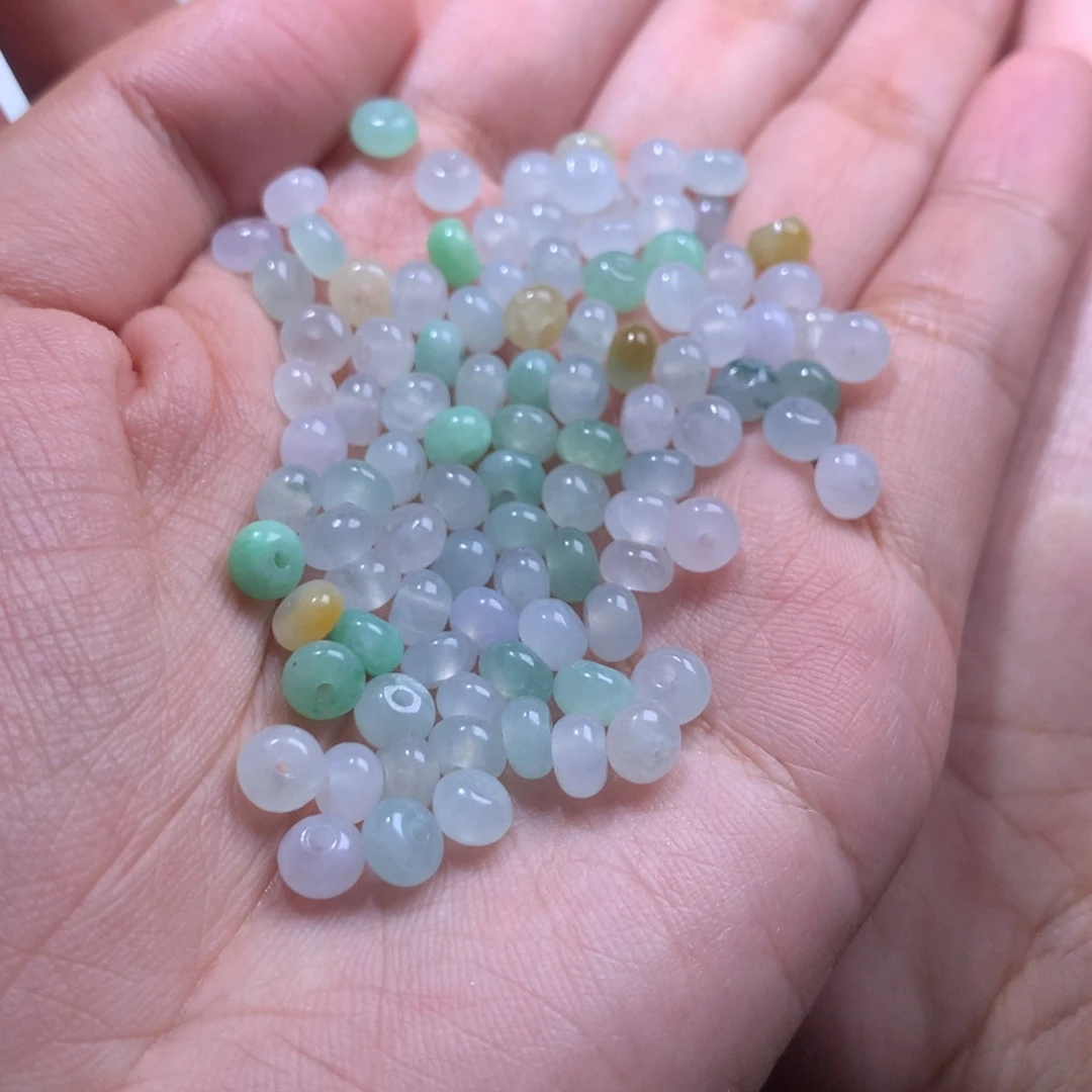 散珠翡翠唔**啦多样性发货100颗