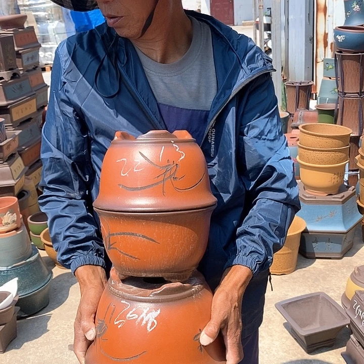 紫砂花盆紫砂花盆