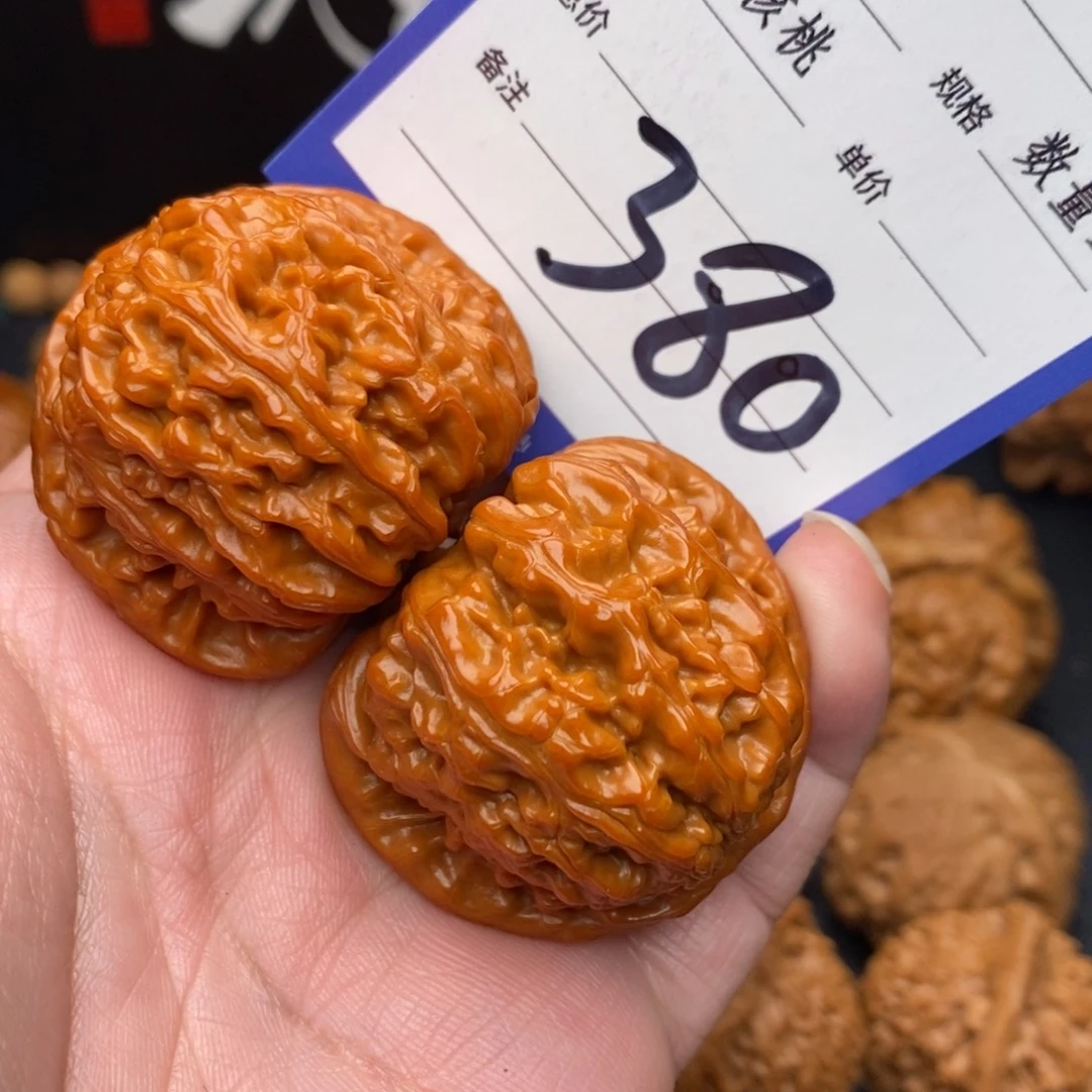 桃核把件白狮子40m