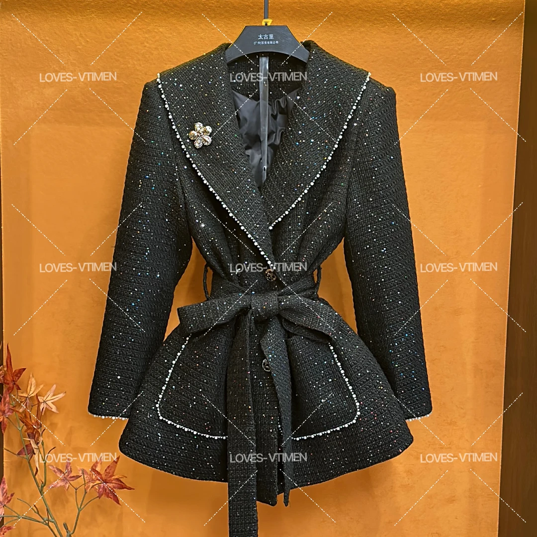 【宠粉价】白鸭绒羽绒服设计师时尚轻奢气质经典风衣LOVES-A1597
