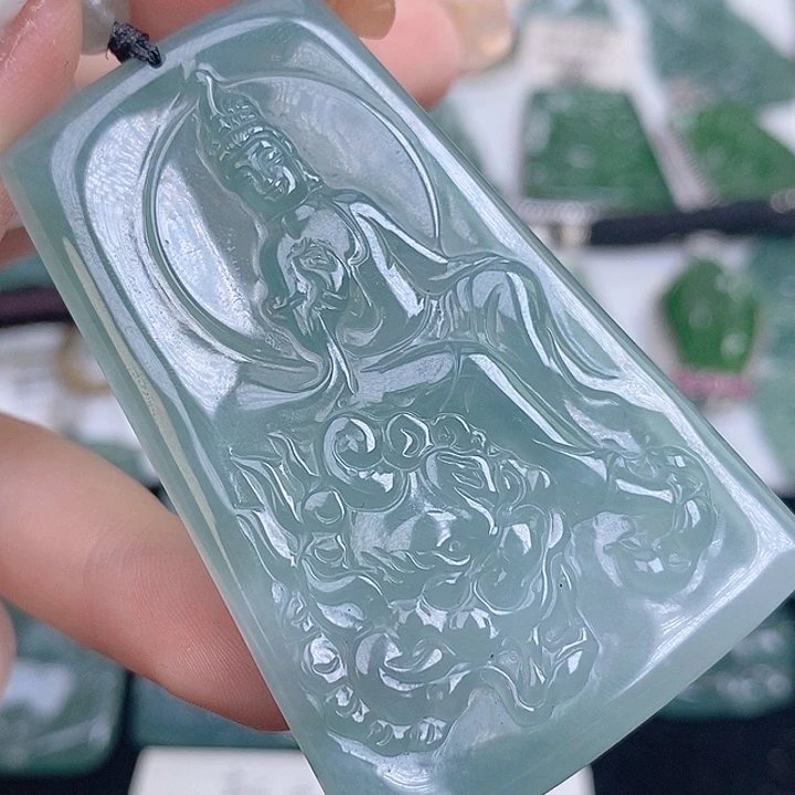 翡翠未镶嵌颈饰000000000106