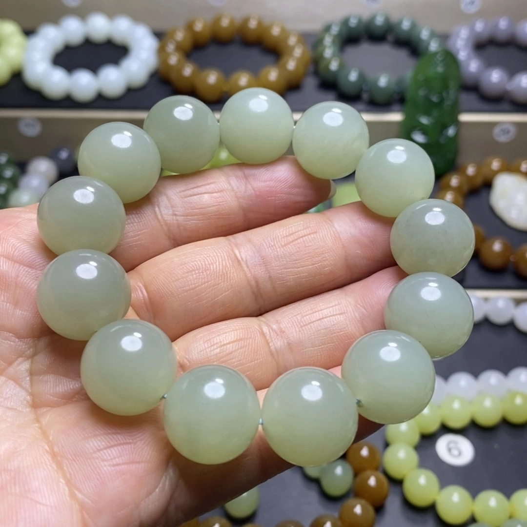 和田玉手串未镶嵌