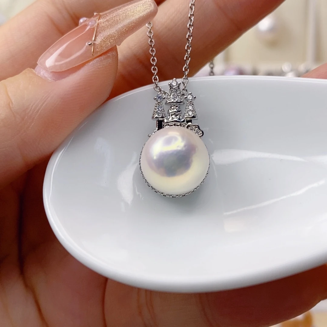 淡水珍珠吊坠(赠链)合金