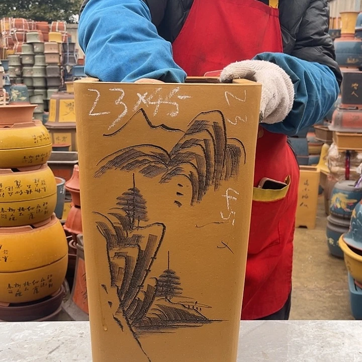 紫砂紫砂花盆盆栽