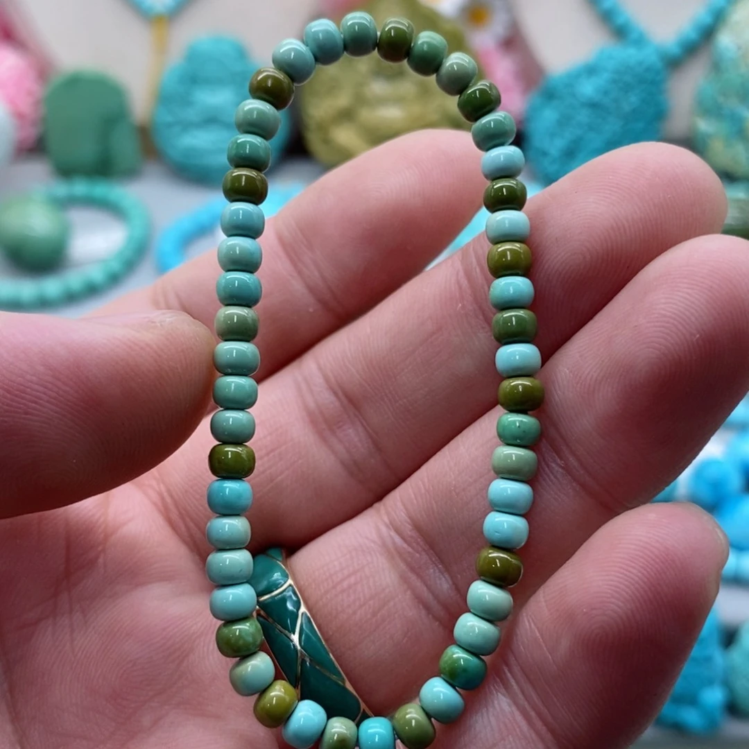 绿松石手串未镶嵌