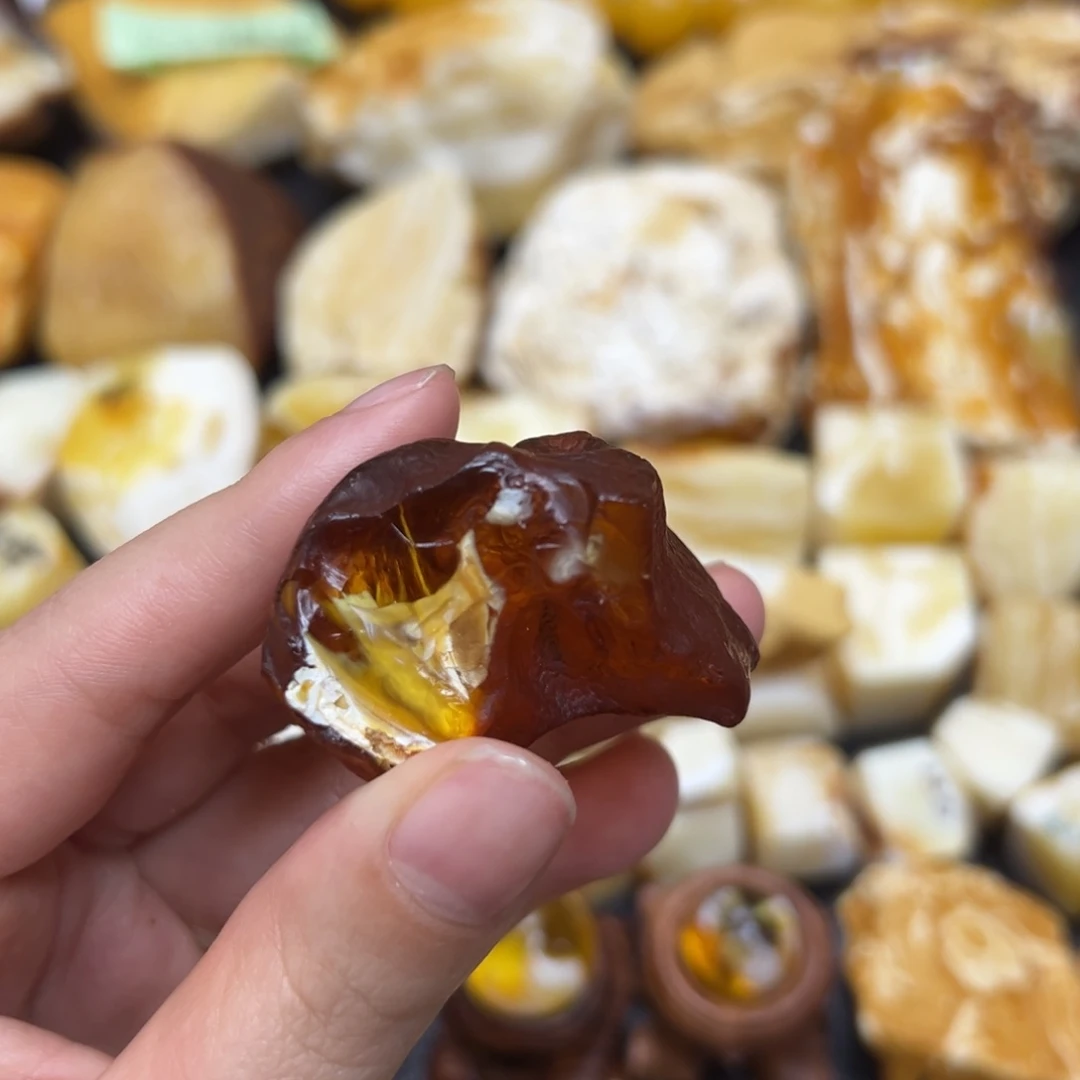 定制琥珀未镶嵌痕*蜜蜡