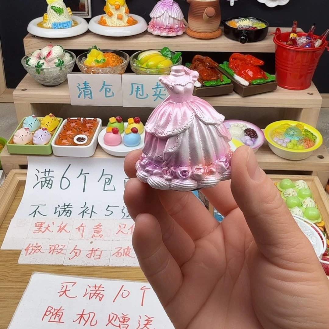 树脂食玩冰箱贴凭开箱视频售后
