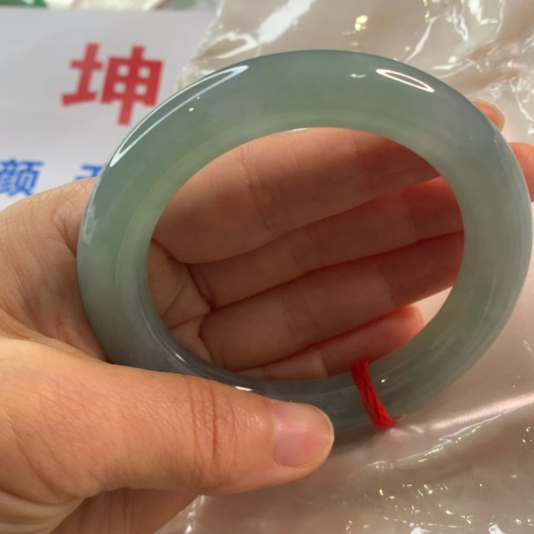 翡翠未镶嵌手镯翡翠手镯56.6