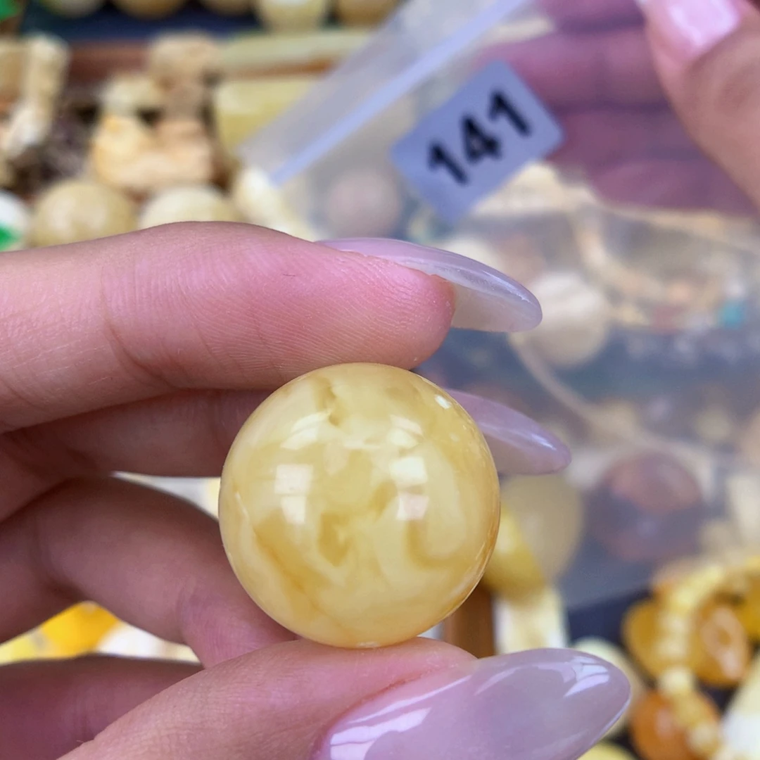 未镶嵌琥珀珠宝奇石20.5 粉