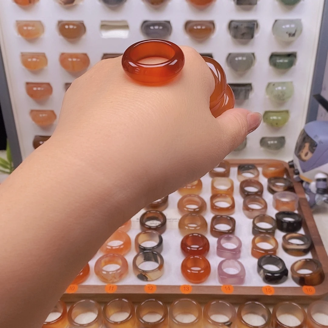 但***程未镶嵌戒指玛瑙/玉髓港23